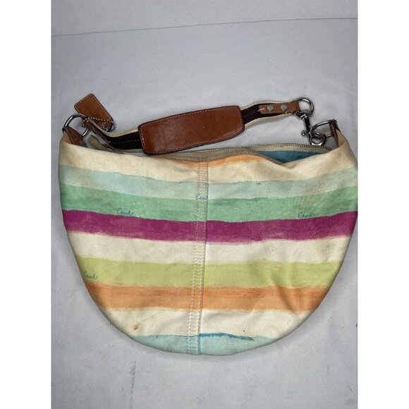 Coach "Hampton" Shoulder Bag ~ Light Wear - Picture 3 of 7